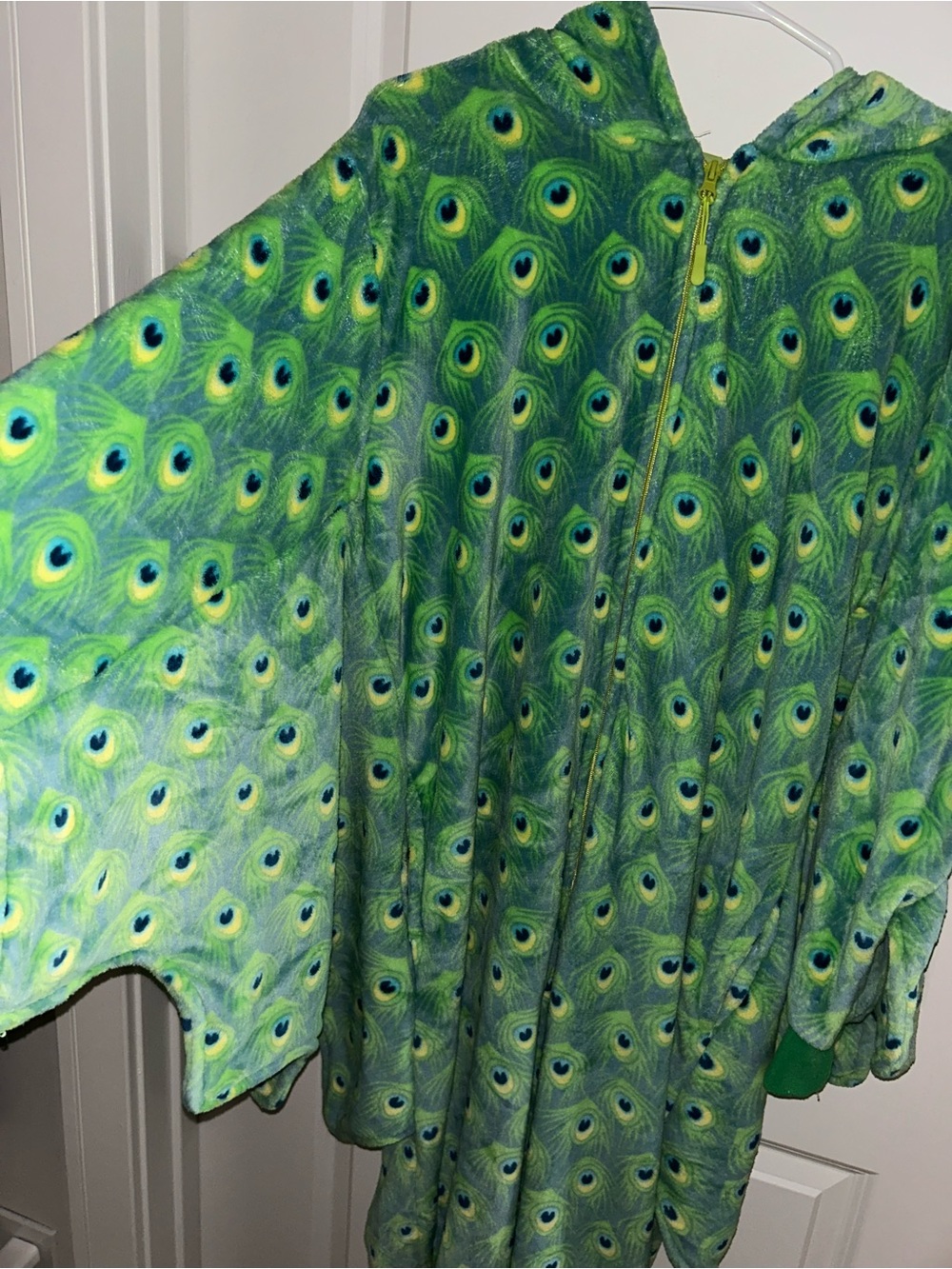 Peacock Print Green Women's Onsie